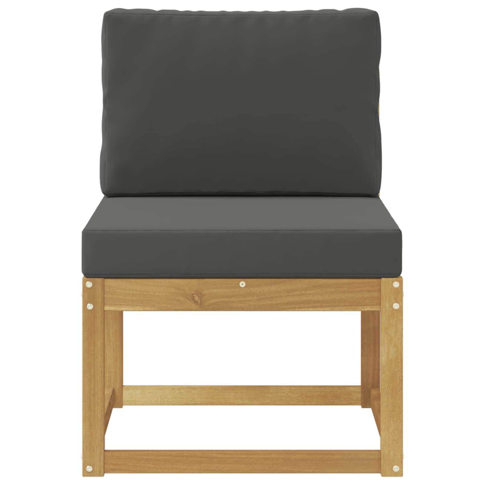 Set di divani da esterno Bianco e Antracite 59 x 63 x 73 cm | homemem39