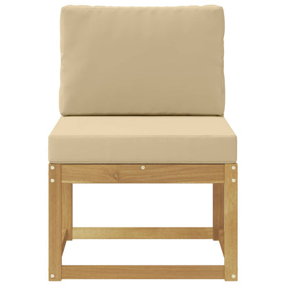 Set di divani da esterno Bianco e Beige 59 x 63 x 73 cm | homemem39