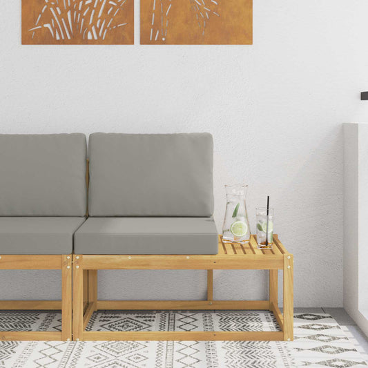 Divano da Esterno con cuscino Bianco 91 x 63 x 73 cm - homemem39