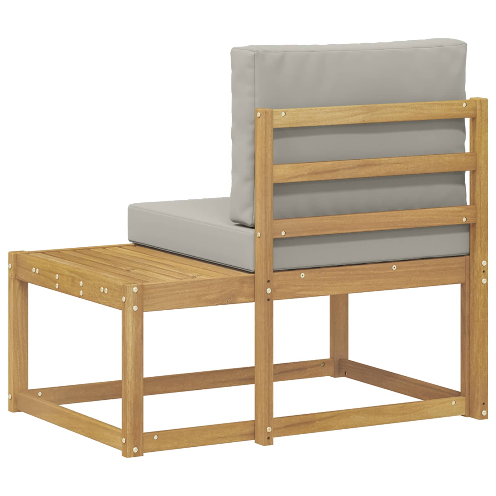 Divano da Esterno con cuscino Bianco 91 x 63 x 73 cm | homemem39