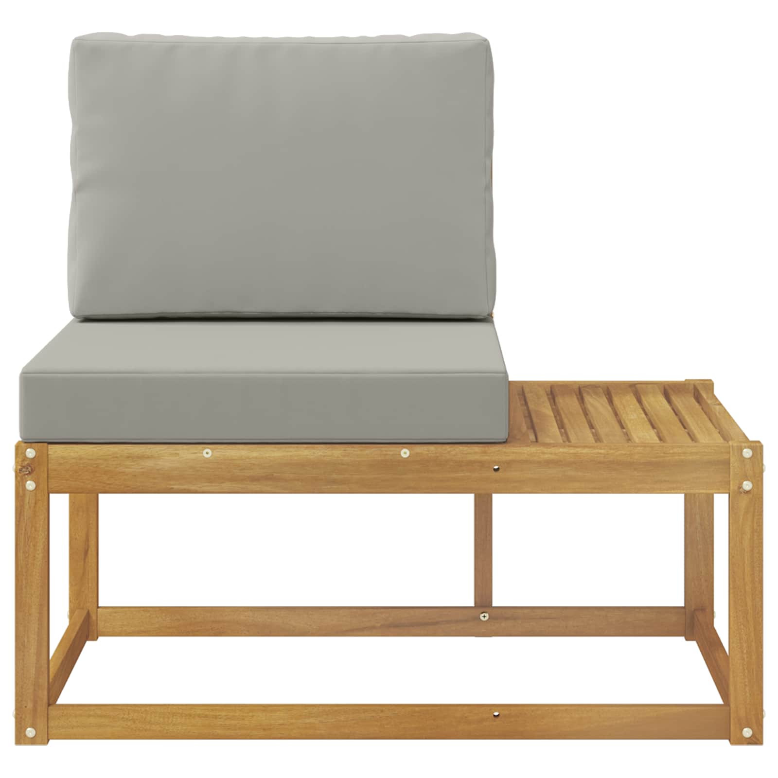 Divano da Esterno con cuscino Bianco 91 x 63 x 73 cm | homemem39