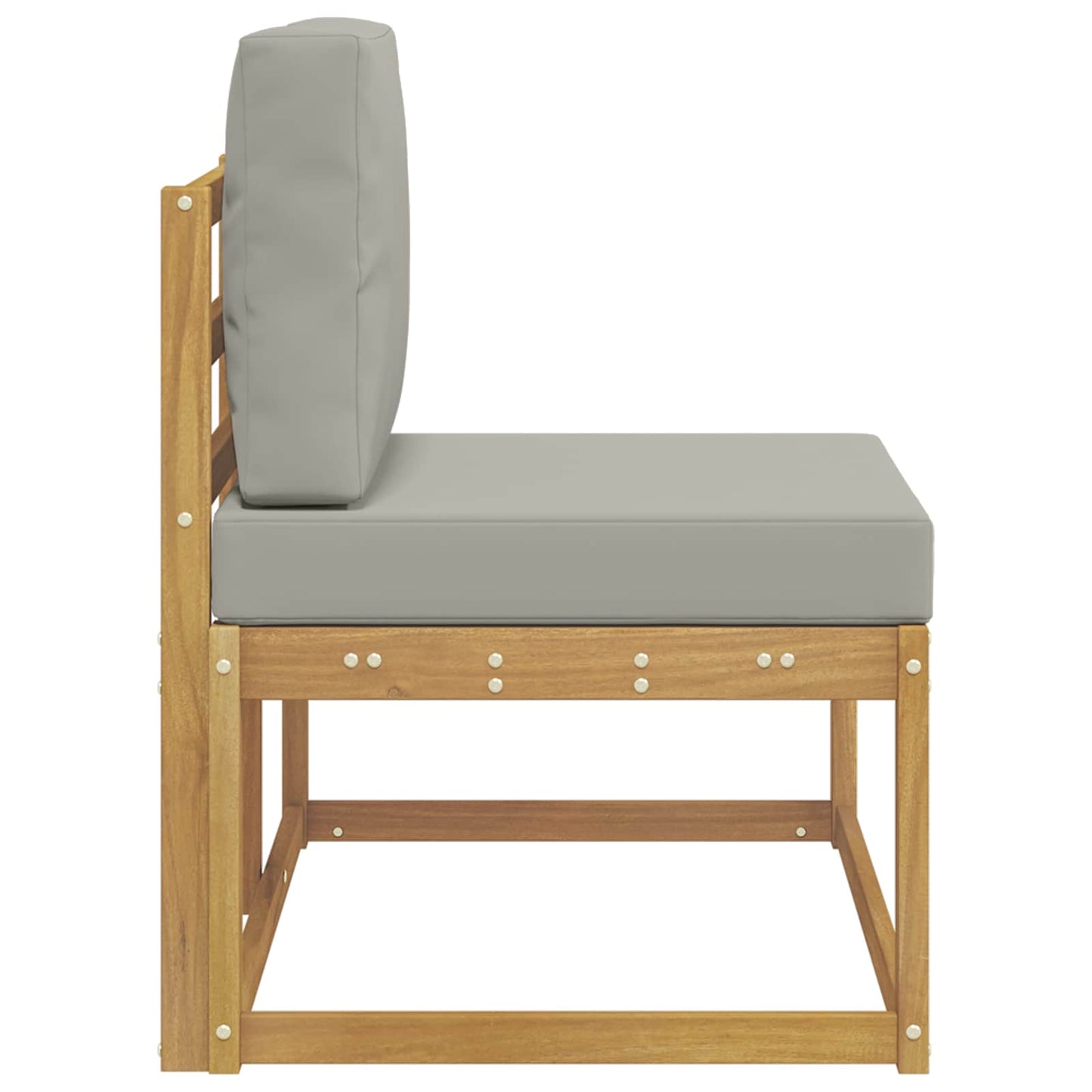 Divano da Esterno con cuscino Bianco 91 x 63 x 73 cm | homemem39