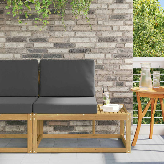 Divano da Esterno con cuscino Bianco 91 x 63 x 73 cm - homemem39