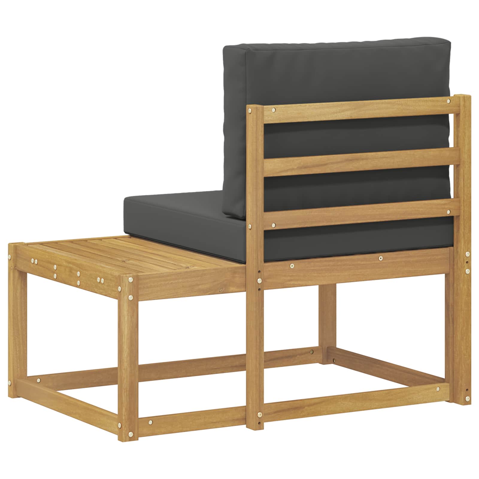 Divano da Esterno con cuscino Bianco 91 x 63 x 73 cm | homemem39