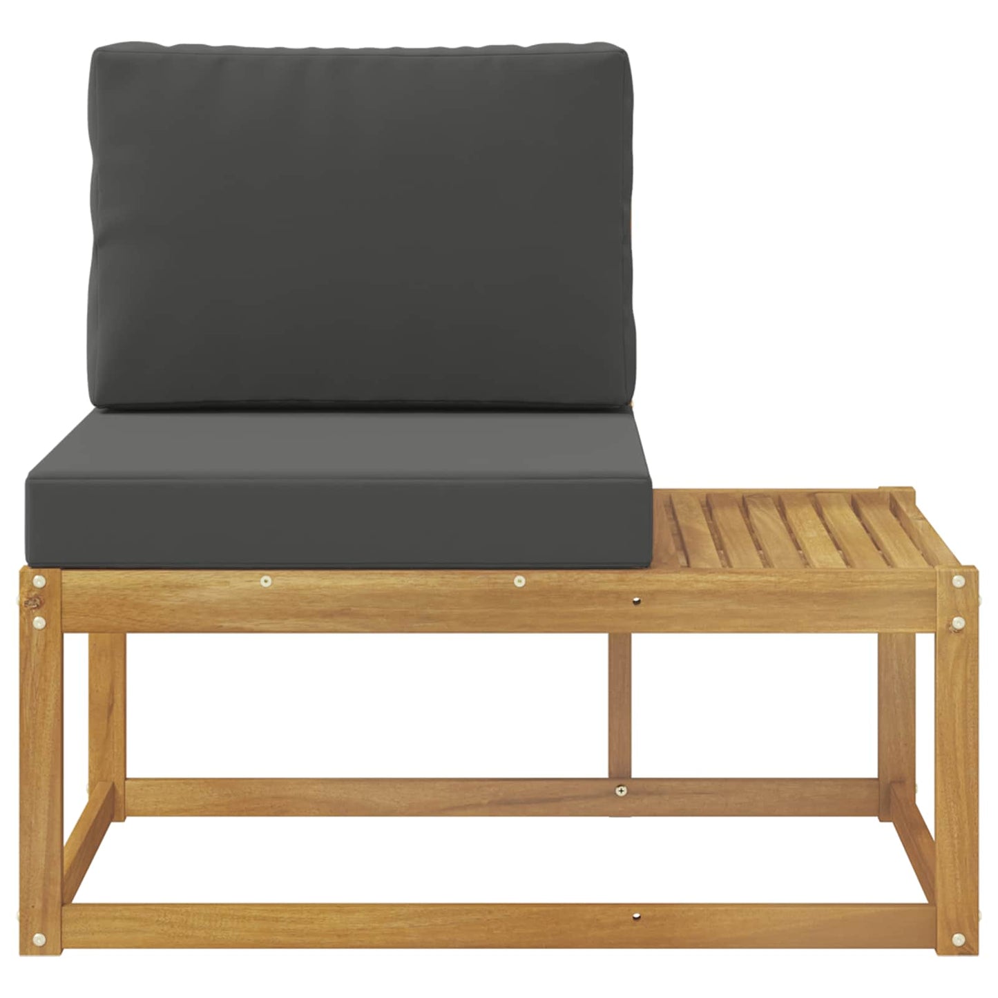 Divano da Esterno con cuscino Bianco 91 x 63 x 73 cm | homemem39