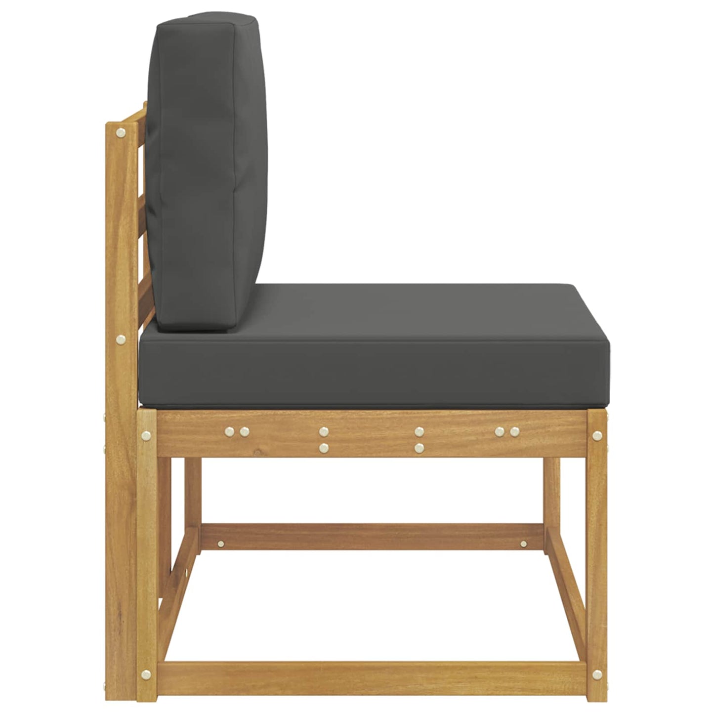 Divano da Esterno con cuscino Bianco 91 x 63 x 73 cm | homemem39