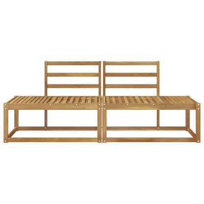 Divano da Esterno 2 Pezzo Bianco 182,5 x 63 x 73 cm | homemem39