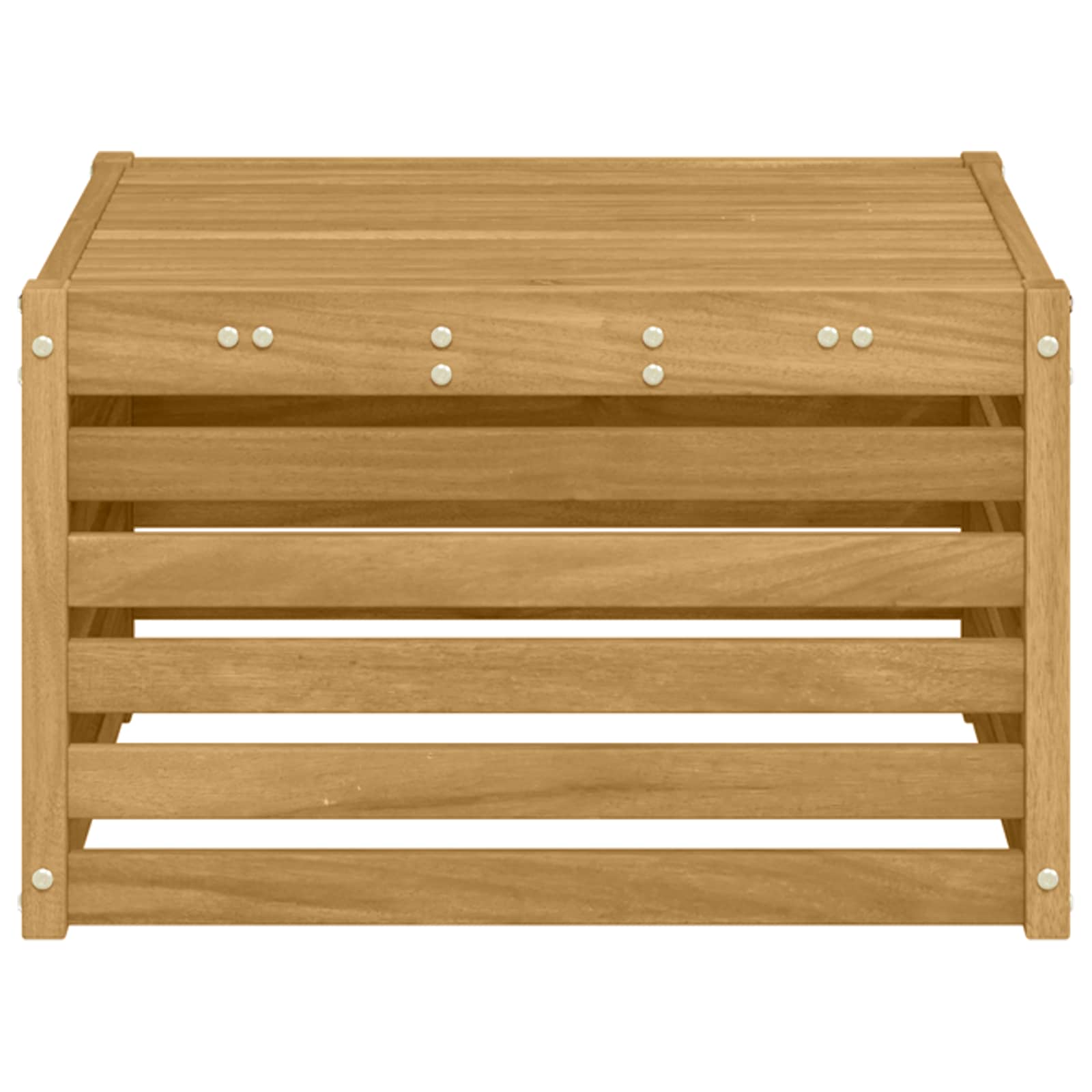 Tavolo da Esterno Legno di Acacia Massello Bianco - homemem39