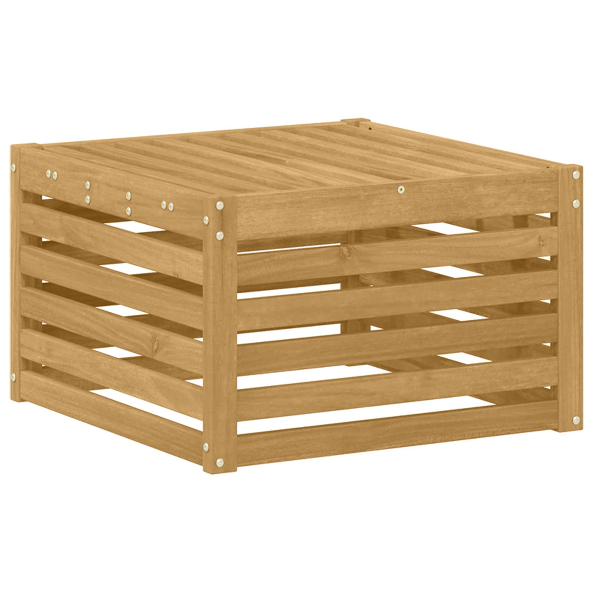Poggiapiedi da Esterno Legno di Acacia Massello Bianco - homemem39