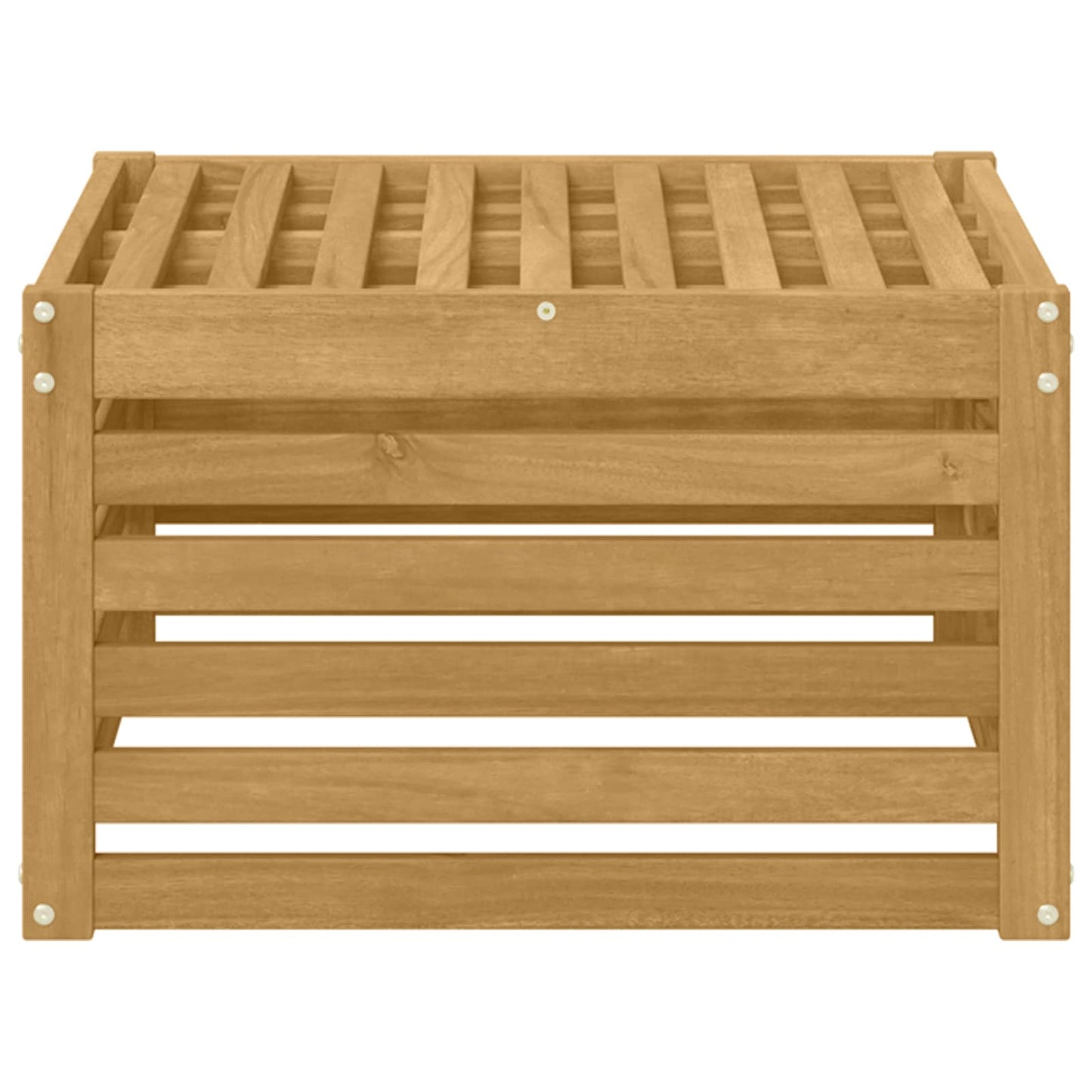 Poggiapiedi da Esterno Legno di Acacia Massello Bianco - homemem39