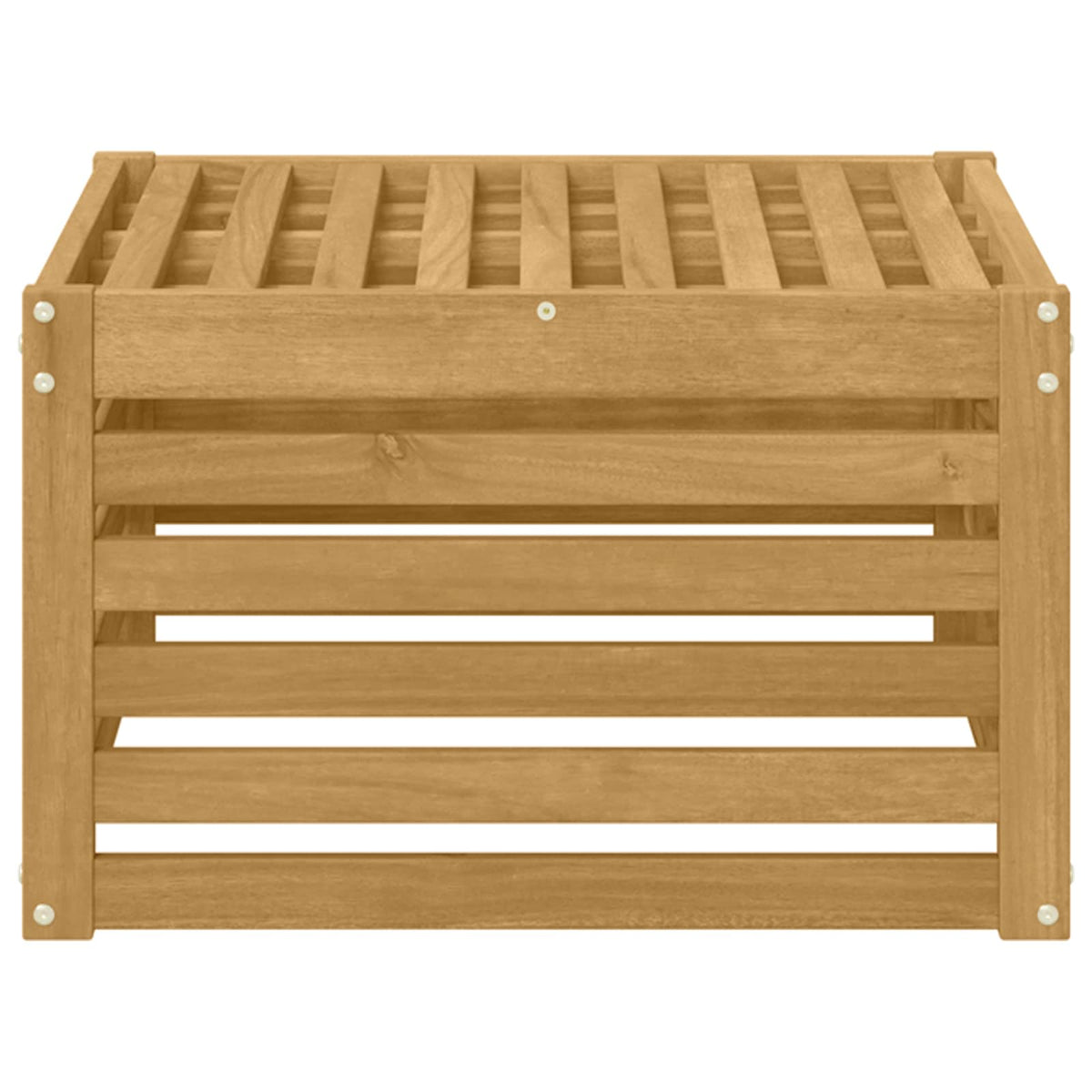 Poggiapiedi da Esterno Legno di Acacia Massello Bianco - homemem39
