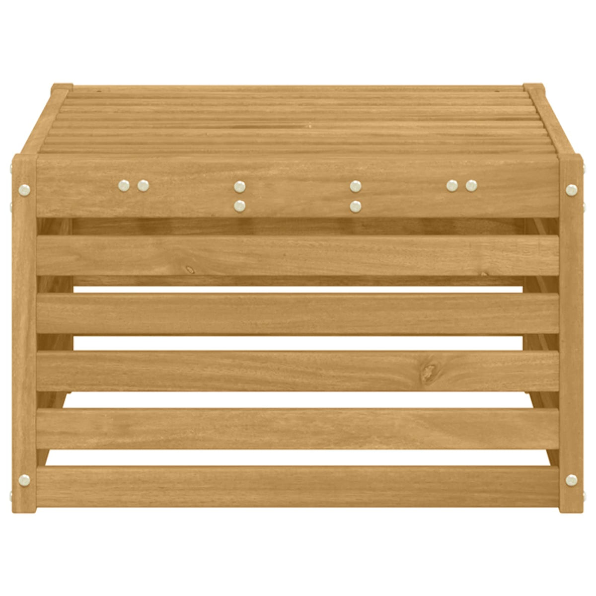 Poggiapiedi da Esterno Legno di Acacia Massello Bianco - homemem39