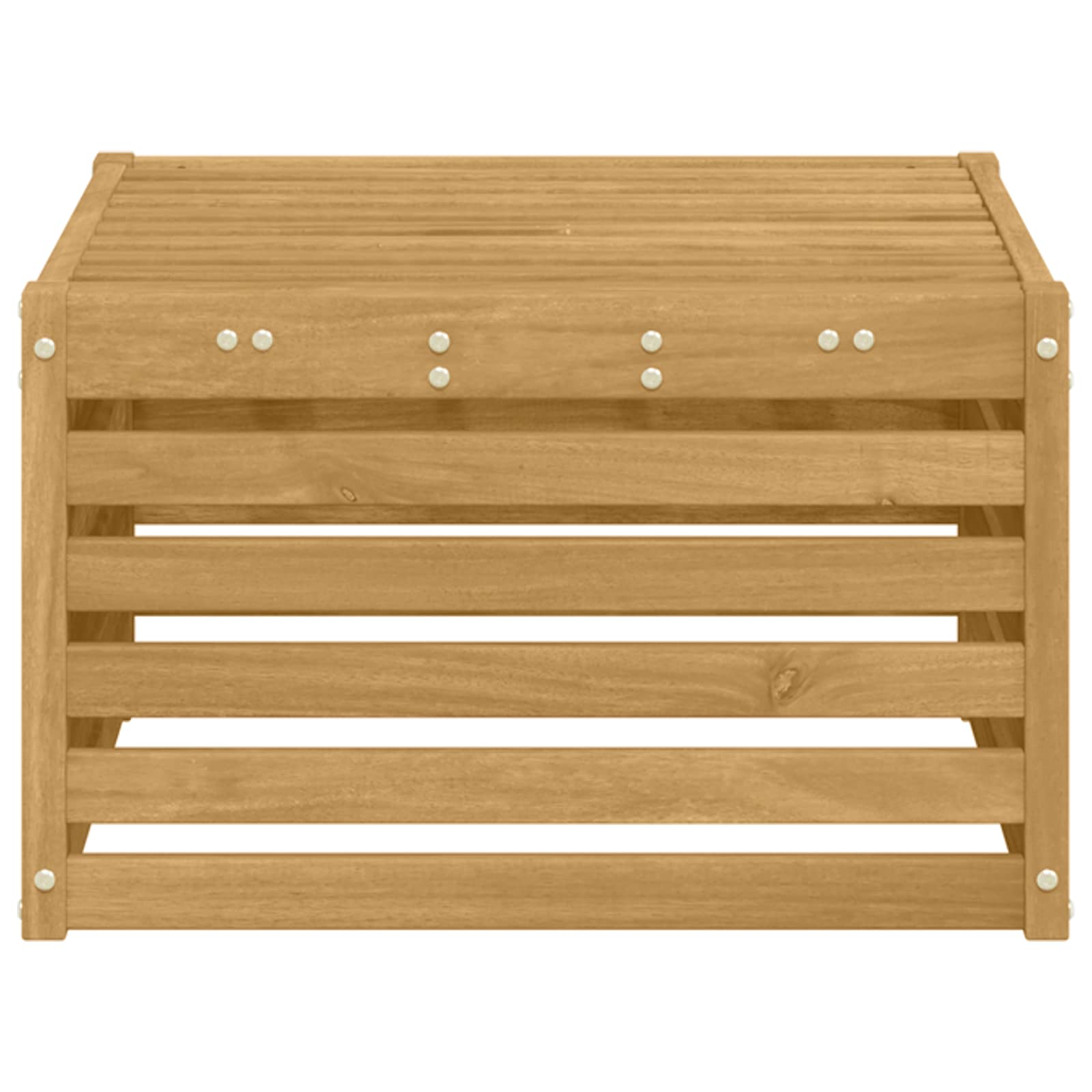 Poggiapiedi da Esterno Legno di Acacia Massello Bianco - homemem39