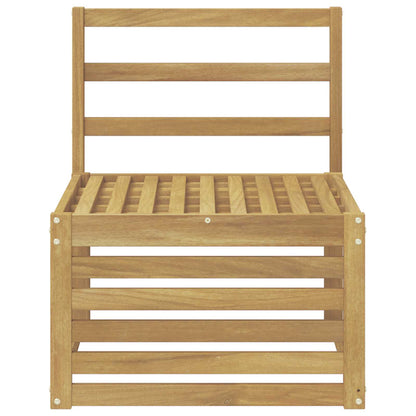 Divano centrale per esterno Legno di Acacia Massello Bianco - homemem39