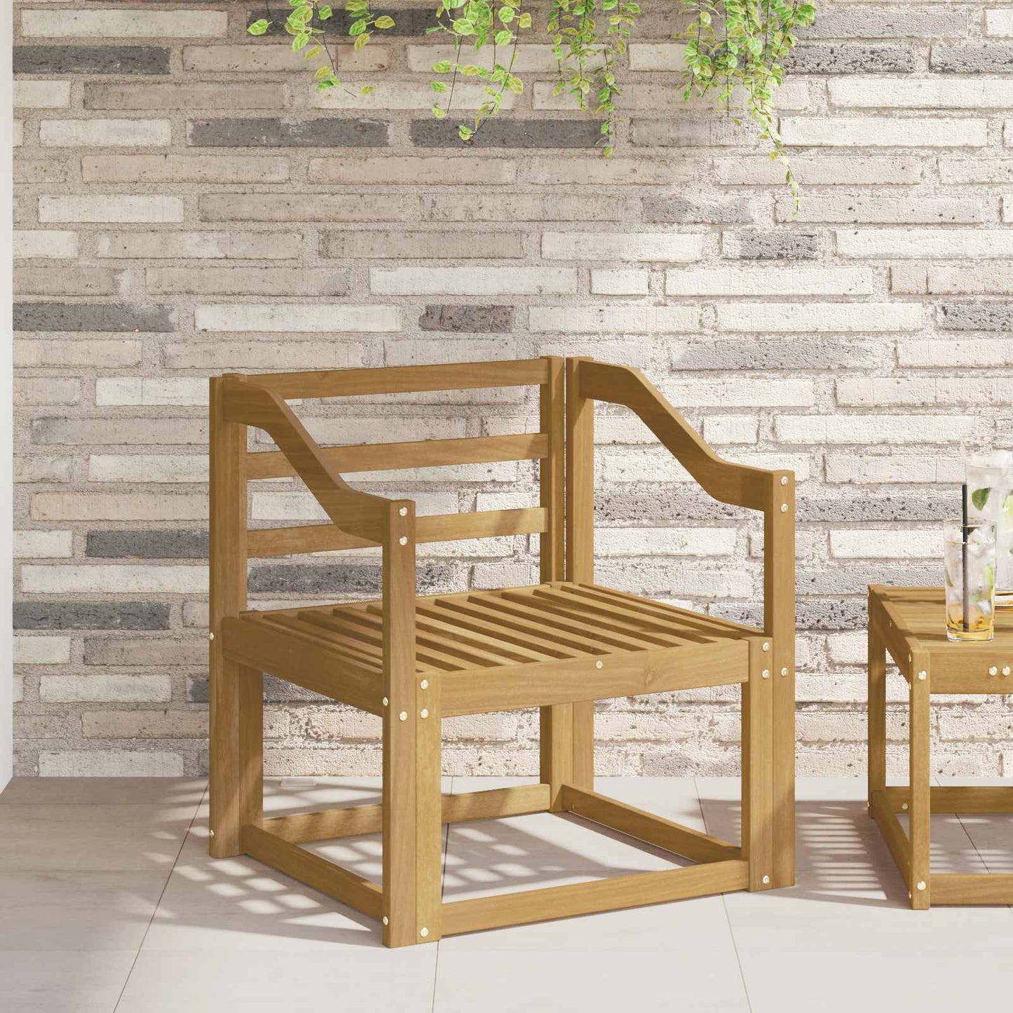 Modulo braccioli 2 pcs Bianco 59 x 4 x 73 cm | homemem39