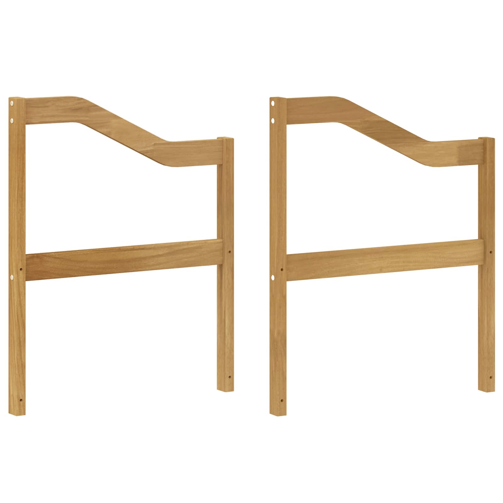Modulo braccioli 2 pcs Bianco 59 x 4 x 73 cm | homemem39