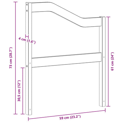 Modulo braccioli 2 pcs Bianco 59 x 4 x 73 cm | homemem39