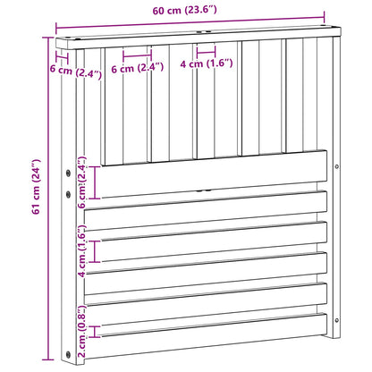 Modulo Braccioli 2 pcs Bianco 60 x 6 x 61 cm | homemem39