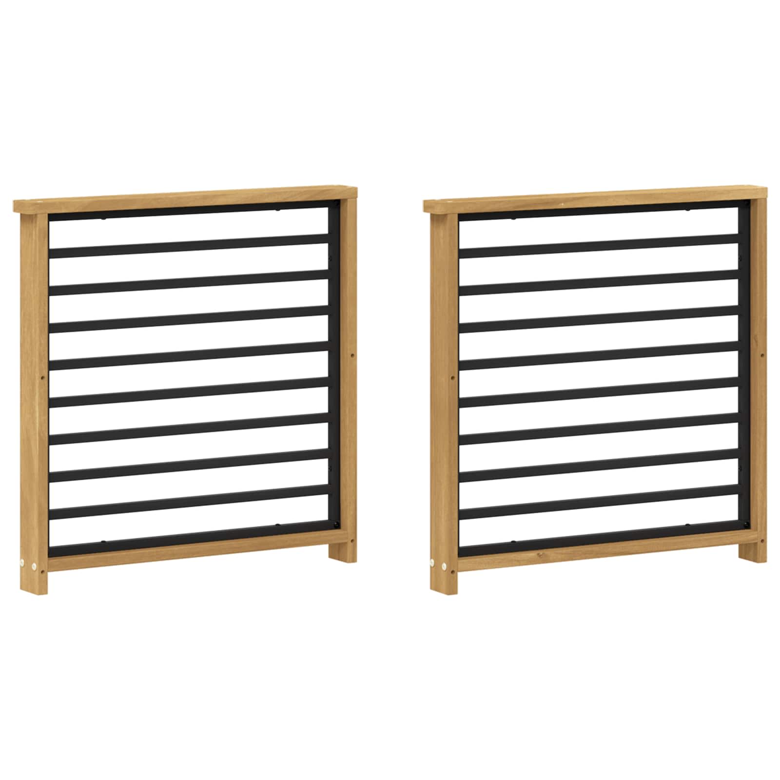 Modulo Braccioli 2 pcs Bianco 60 x 6 x 61 cm | homemem39