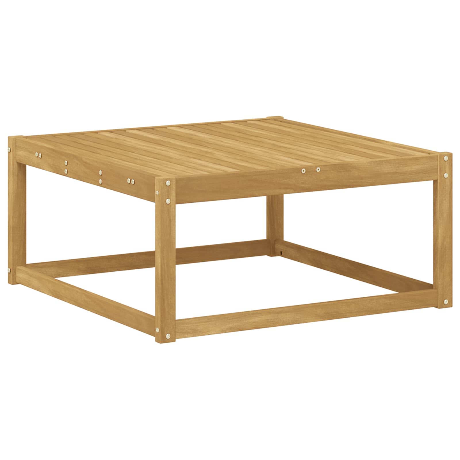 Poggiapiedi da Esterno Legno di Acacia Massello Bianco - homemem39