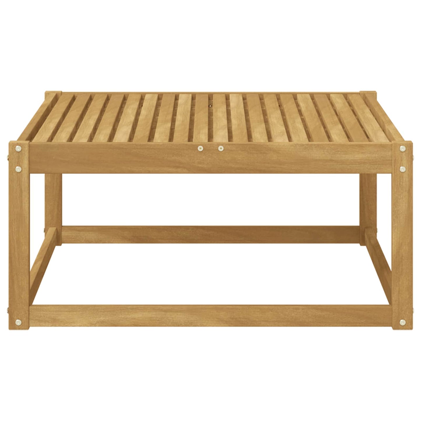 Poggiapiedi da Esterno Legno di Acacia Massello Bianco | homemem39