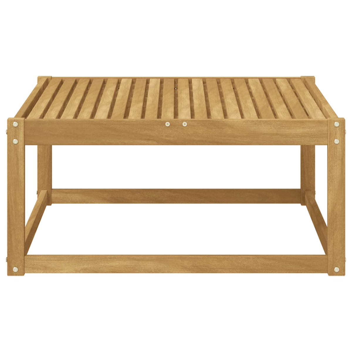 Poggiapiedi da Esterno Legno di Acacia Massello Bianco - homemem39