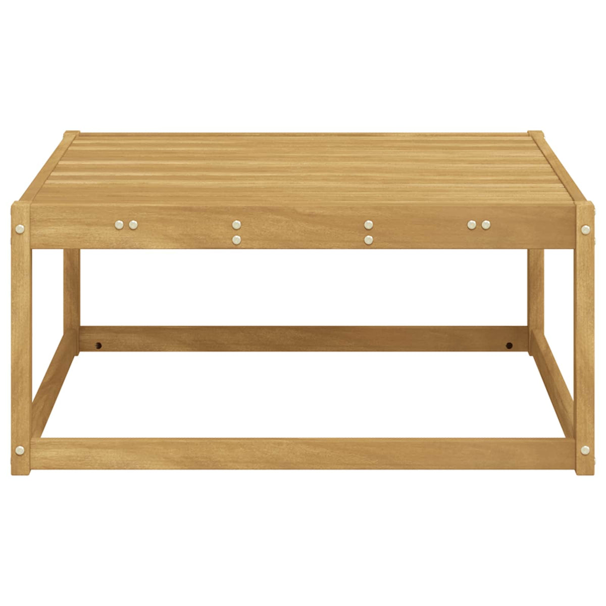 Poggiapiedi da Esterno Legno di Acacia Massello Bianco - homemem39