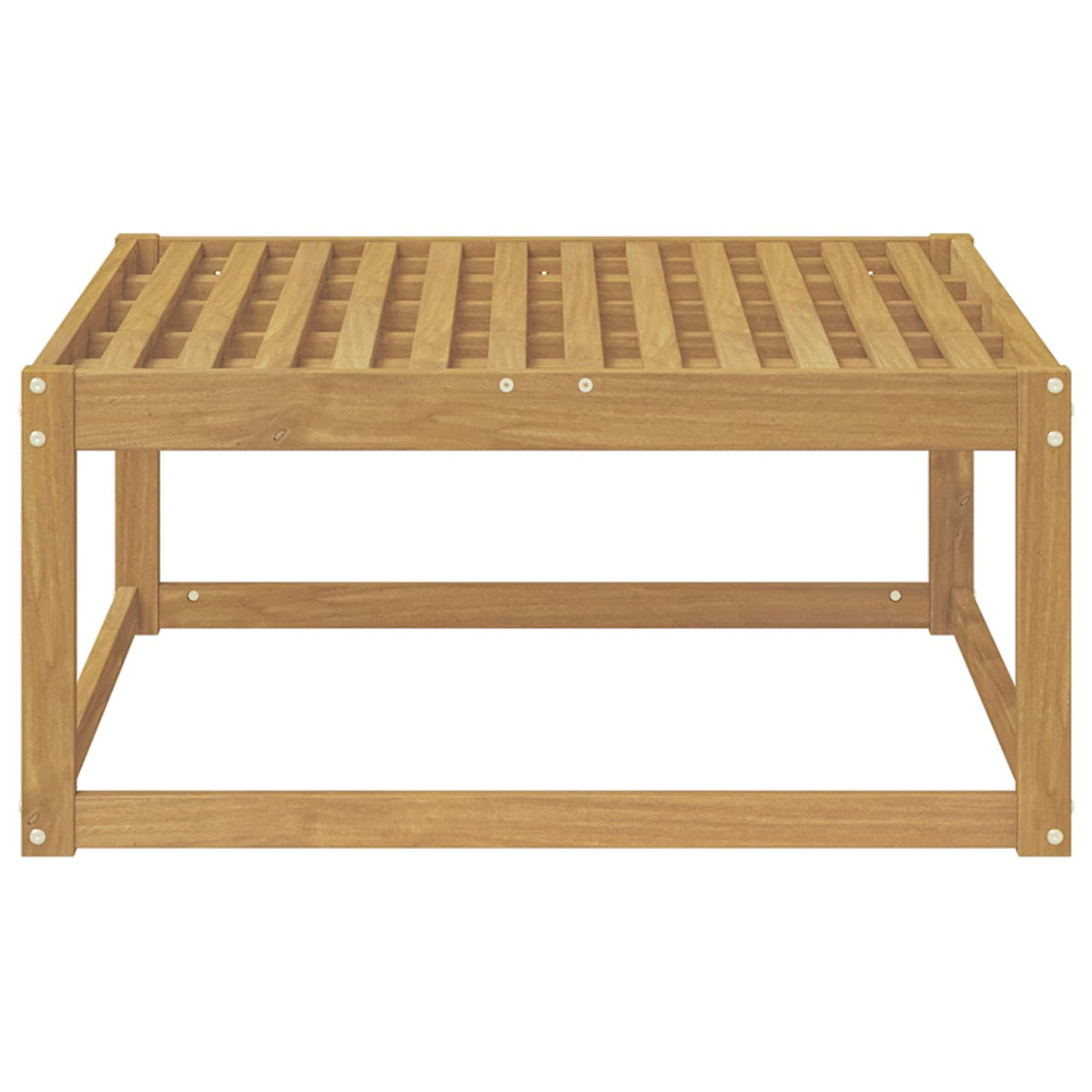 Poggiapiedi da Esterno Legno di Acacia Massello Bianco - homemem39