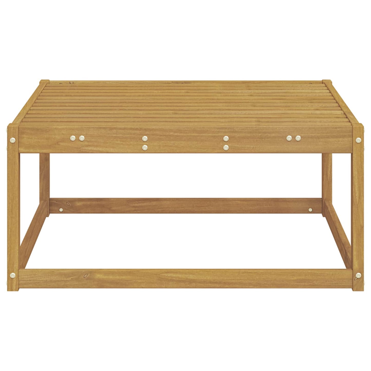 Poggiapiedi da Esterno Legno di Acacia Massello Bianco | homemem39
