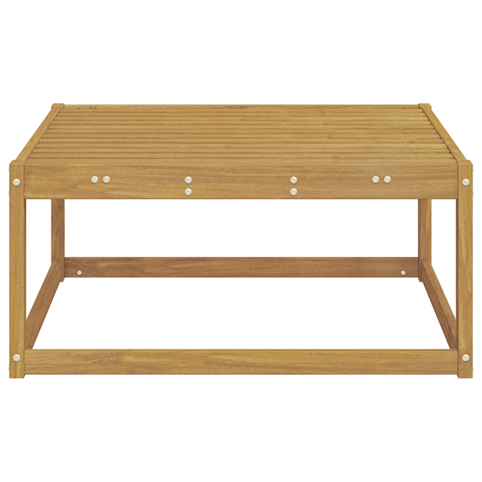 Poggiapiedi da Esterno Legno di Acacia Massello Bianco - homemem39