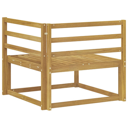 Divano angolare da esterno Bianco 83 x 83 x 73 cm - homemem39