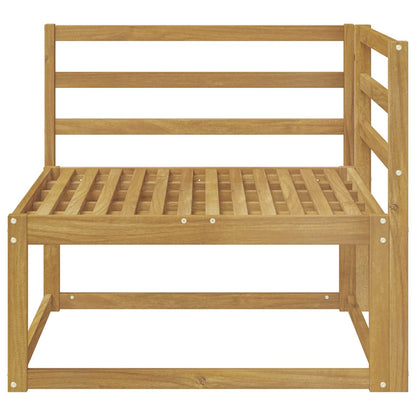 Divano angolare da esterno Bianco 83 x 83 x 73 cm - homemem39