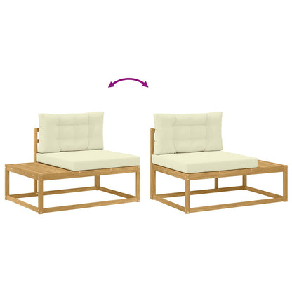 Divano da Esterno Bianco 115 x 83 x 73 cm Poliestere | homemem39