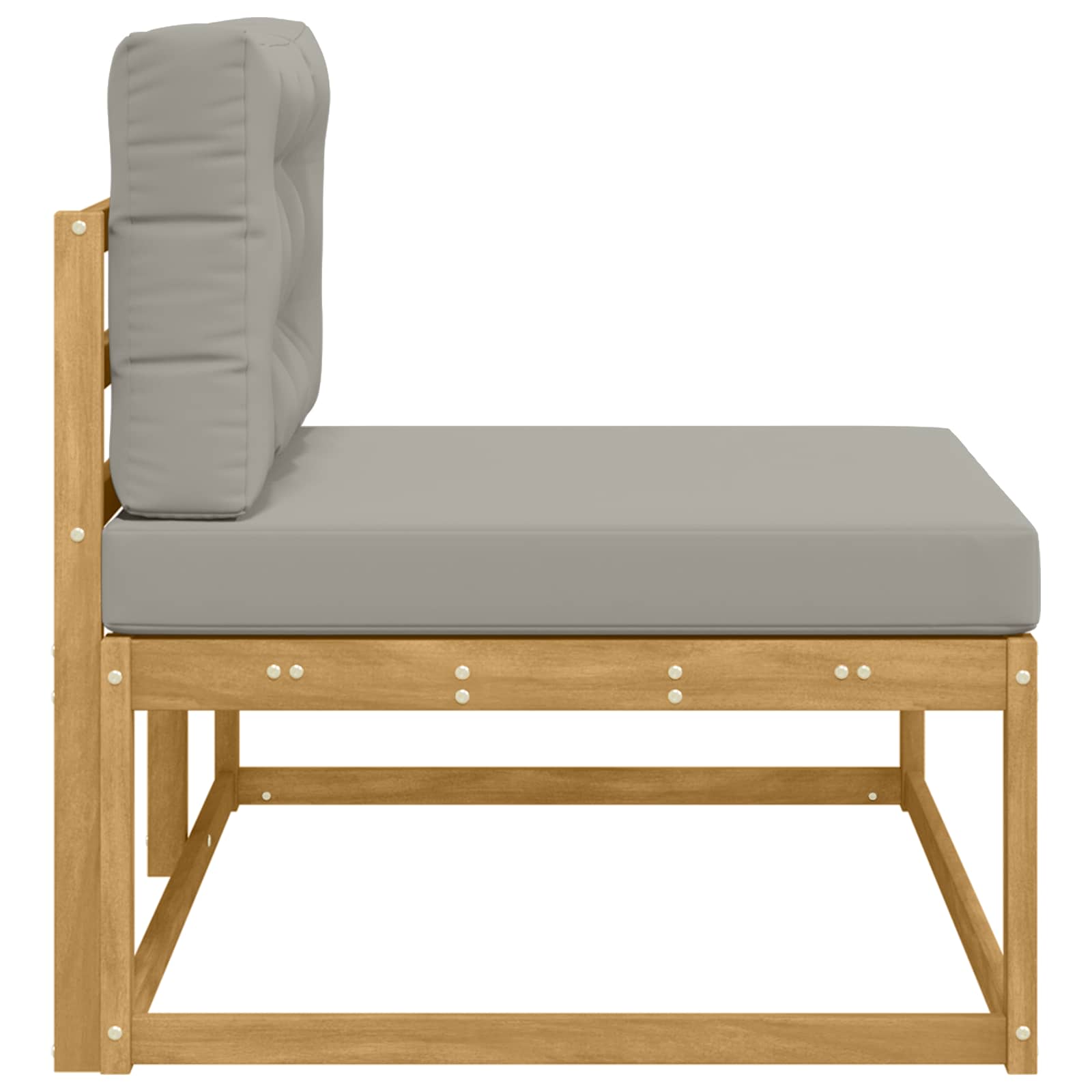 Divano da Esterno Bianco 115 x 83 x 73 cm Poliestere - homemem39