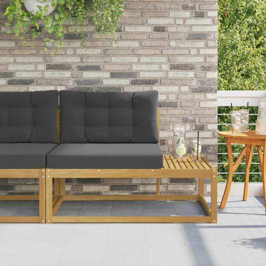 Divano da Esterno Bianco 115 x 83 x 73 cm Poliestere - homemem39