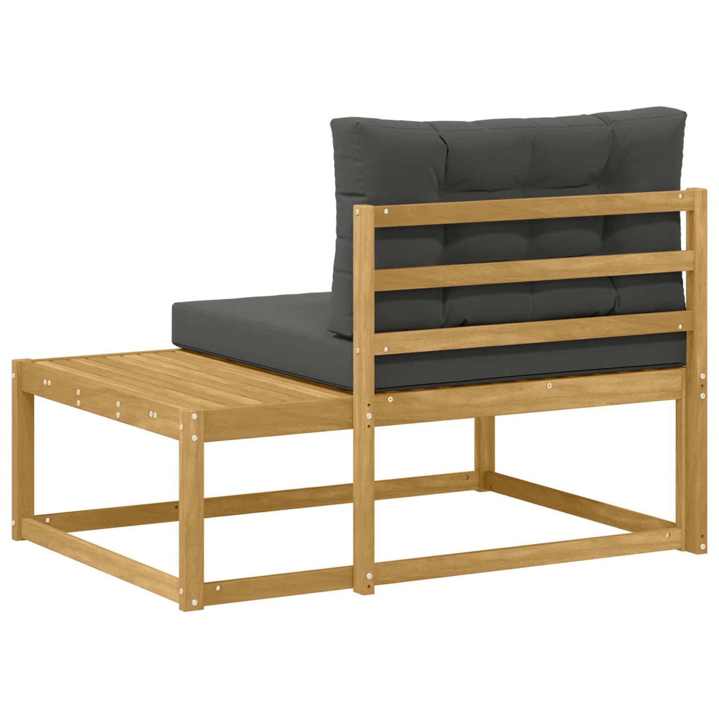 Divano da Esterno Bianco 115 x 83 x 73 cm Poliestere | homemem39