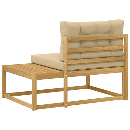 Divano da Esterno Bianco 115 x 83 x 73 cm Poliestere | homemem39