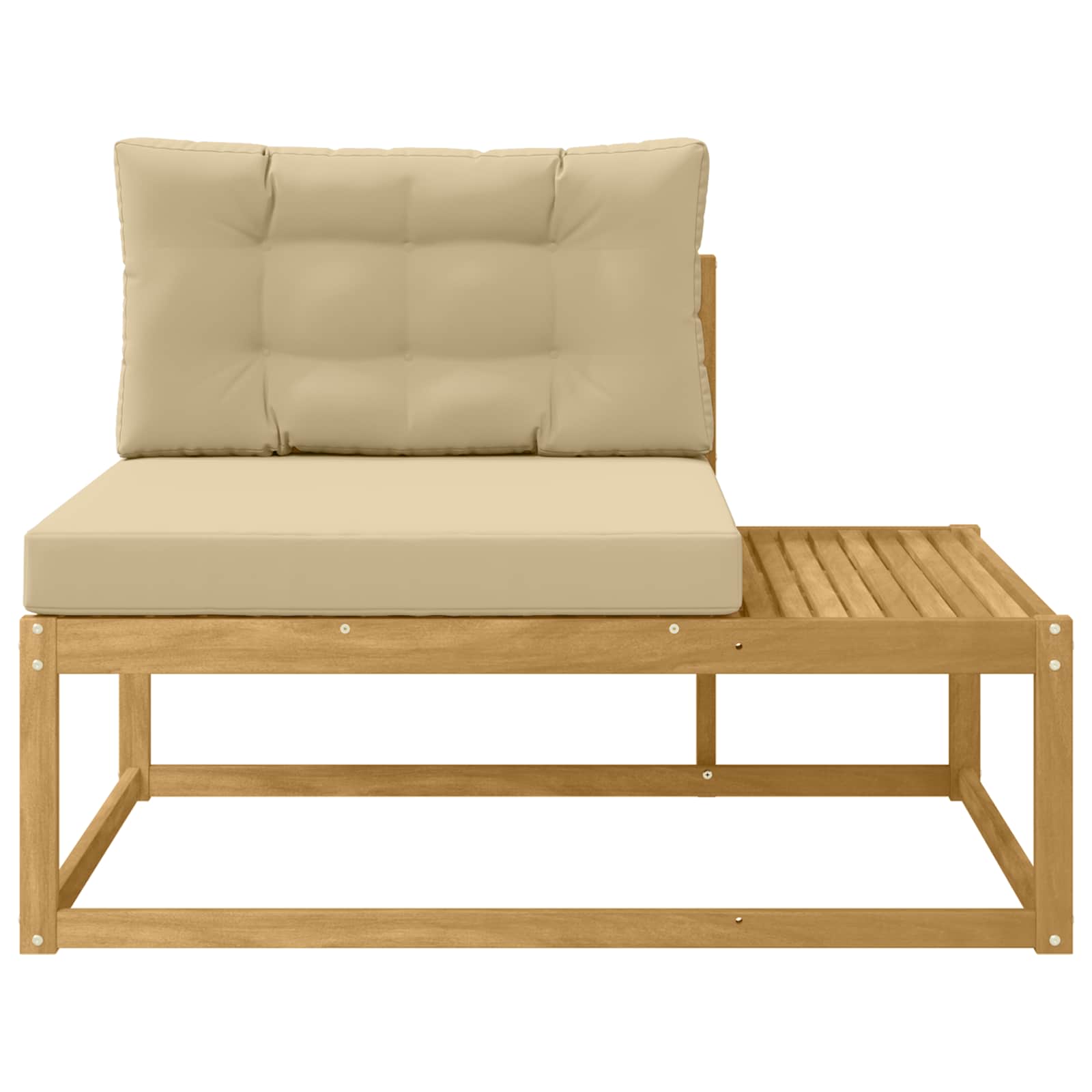 Divano da Esterno Bianco 115 x 83 x 73 cm Poliestere | homemem39