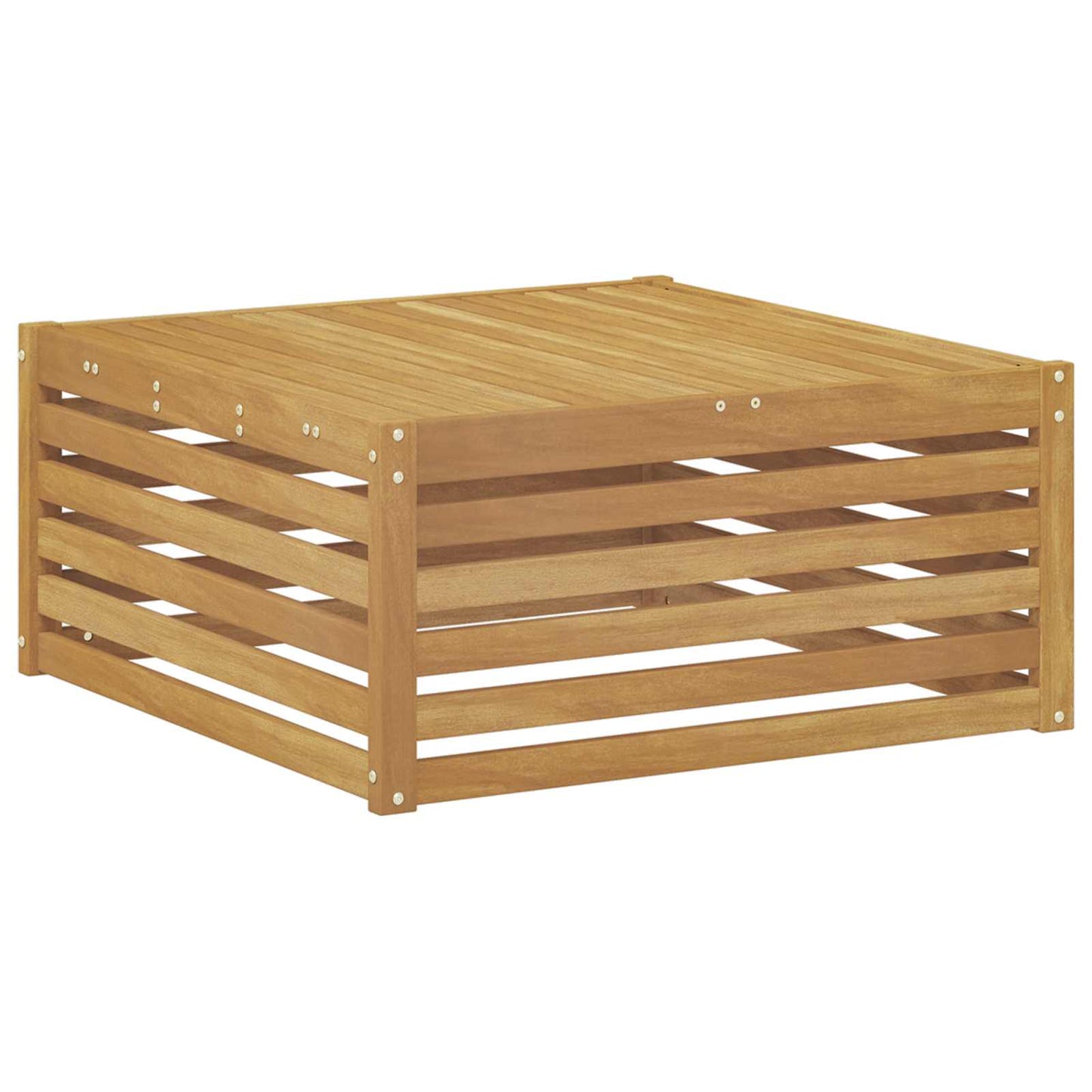 Tavolo da Esterno Legno di Acacia Massello Bianco | homemem39