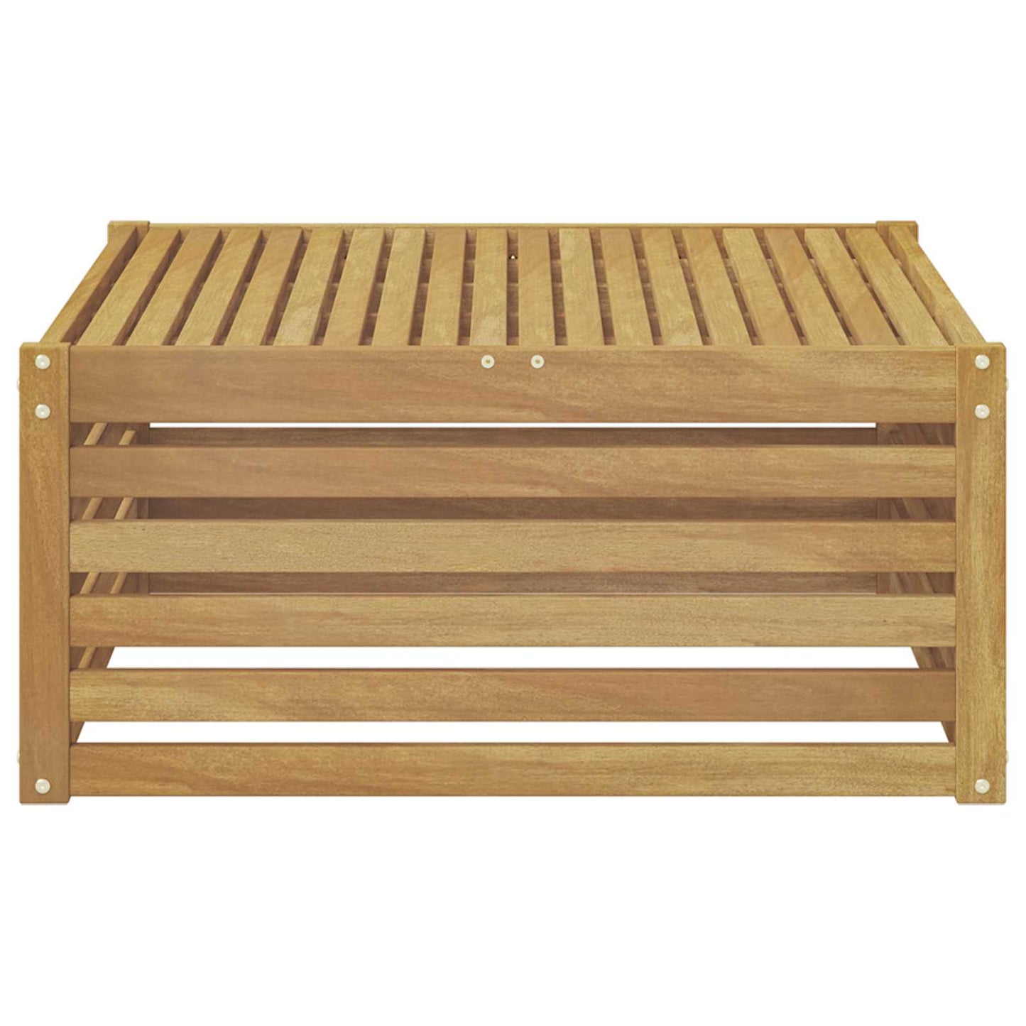 Tavolo da Esterno Legno di Acacia Massello Bianco | homemem39