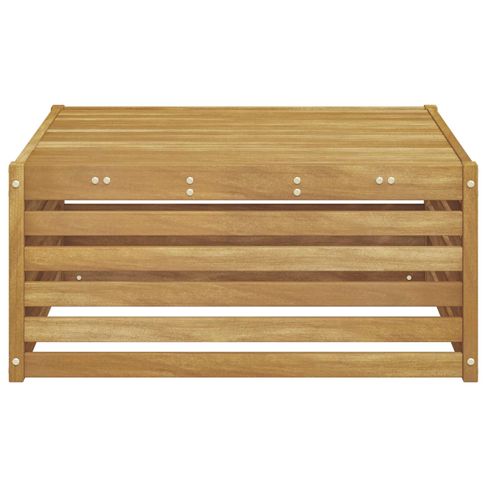 Tavolo da Esterno Legno di Acacia Massello Bianco | homemem39