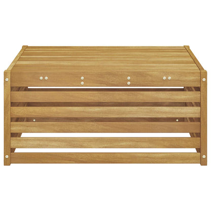 Tavolo da Esterno Legno di Acacia Massello Bianco | homemem39
