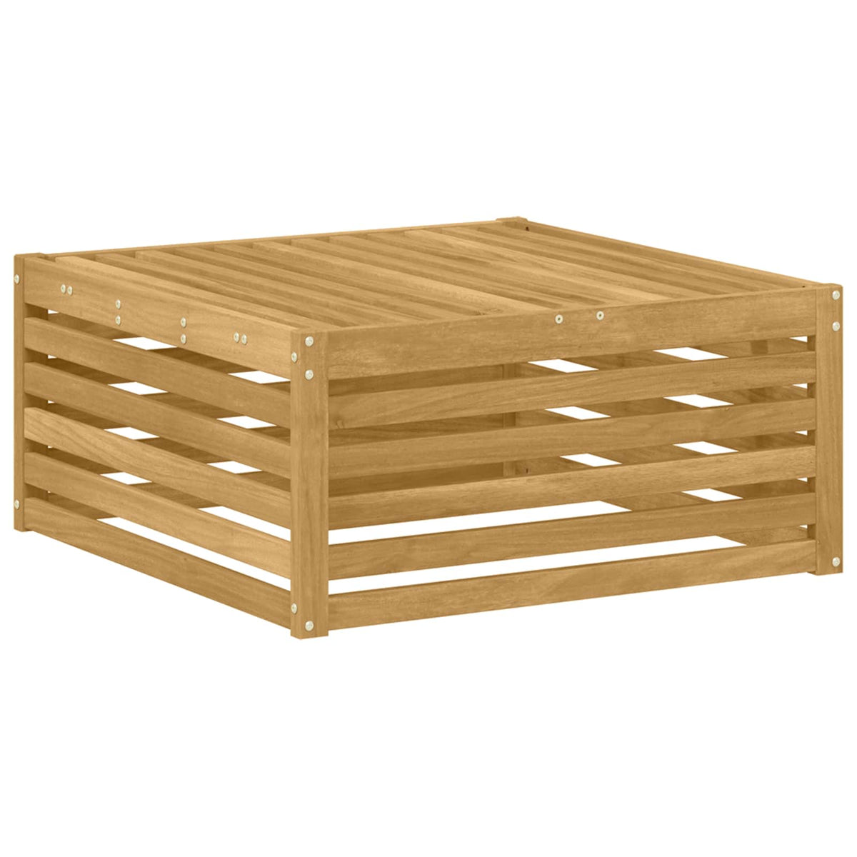Poggiapiedi da Esterno Legno di Acacia Massello Bianco - homemem39