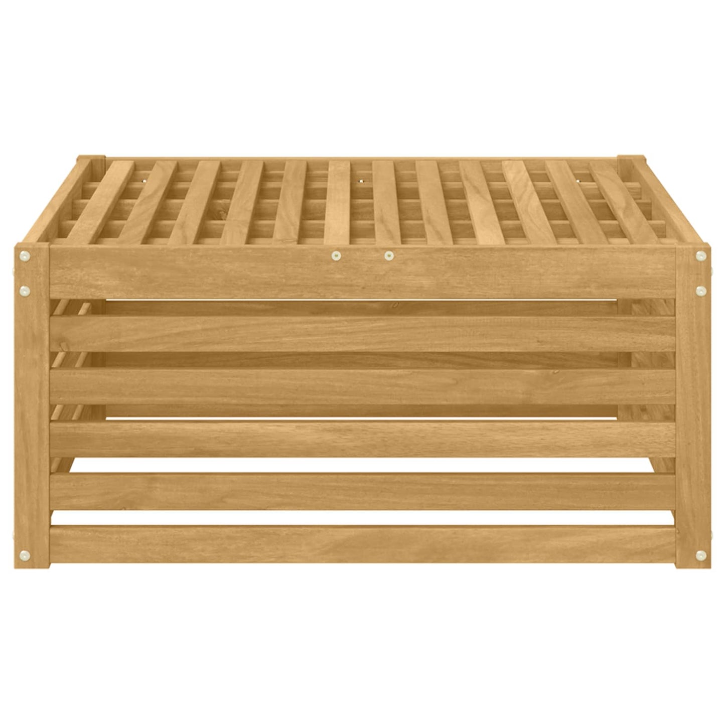 Poggiapiedi da Esterno Legno di Acacia Massello Bianco - homemem39