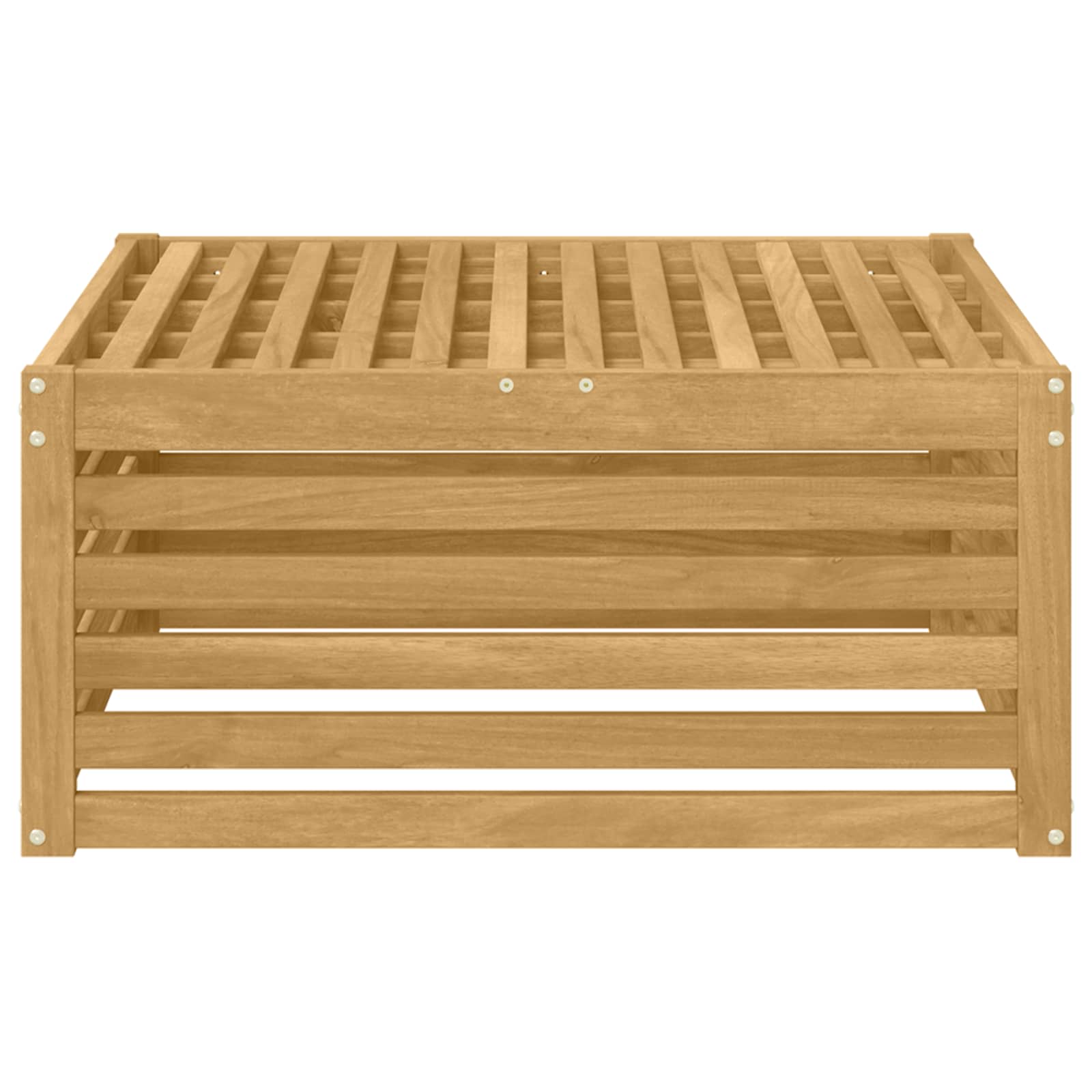 Poggiapiedi da Esterno Legno di Acacia Massello Bianco - homemem39