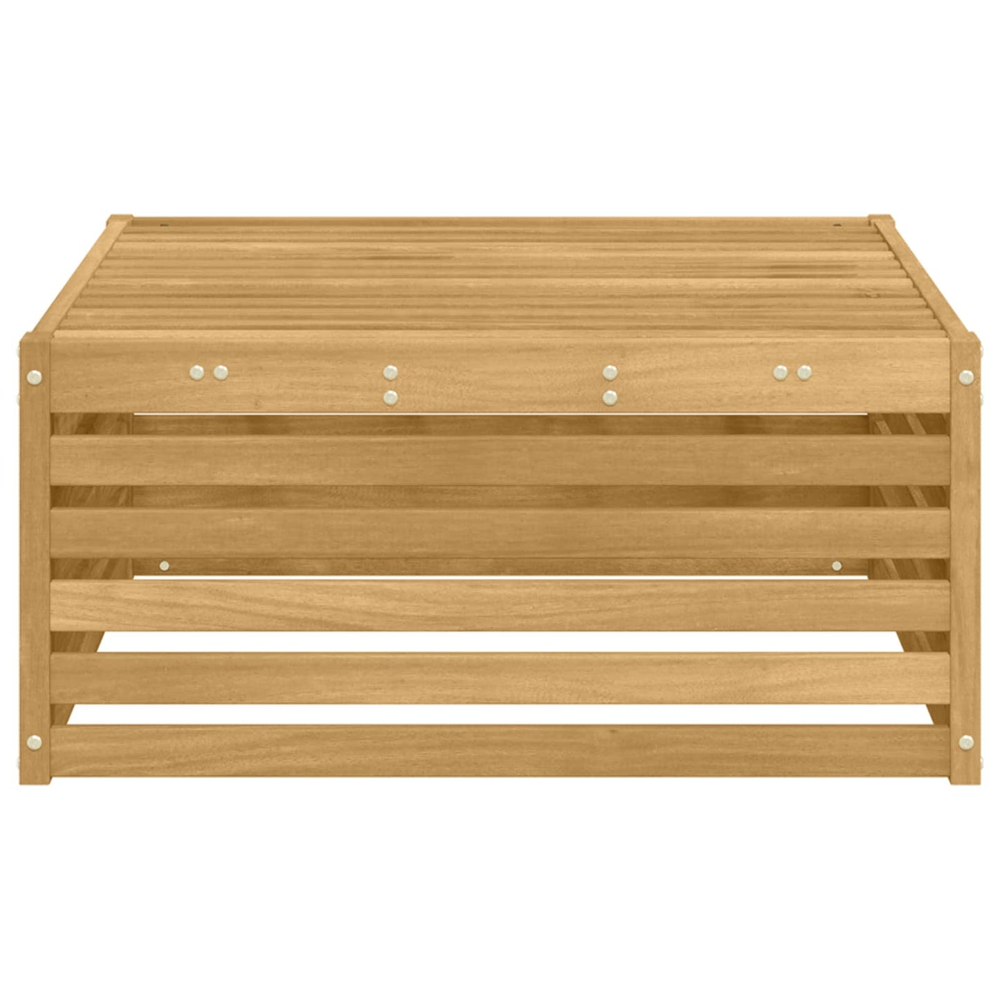 Poggiapiedi da Esterno Legno di Acacia Massello Bianco - homemem39