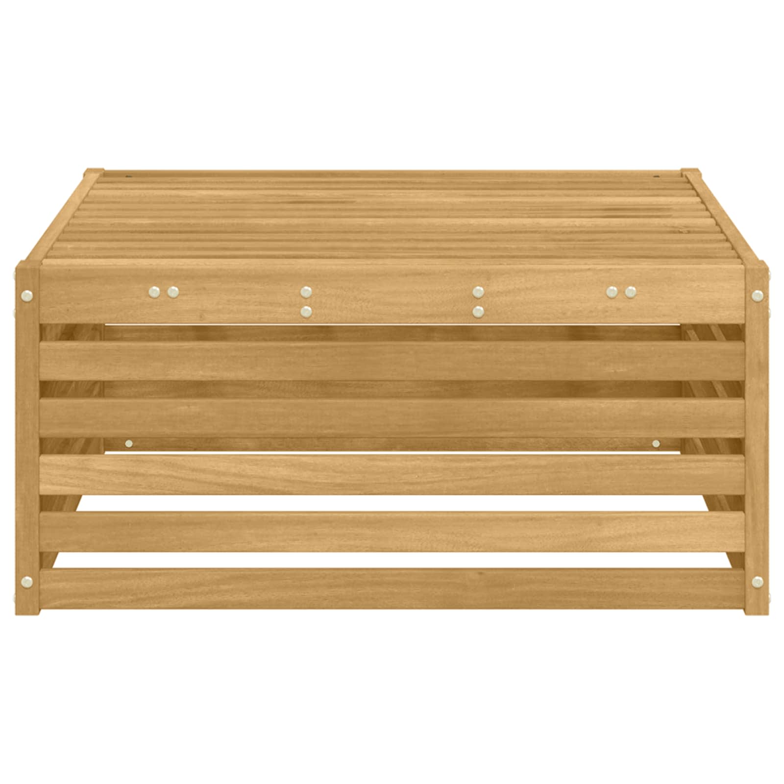 Poggiapiedi da Esterno Legno di Acacia Massello Bianco - homemem39