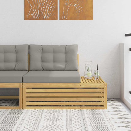Divano da Esterno con cuscino Bianco 115 x 83 x 73 cm - homemem39