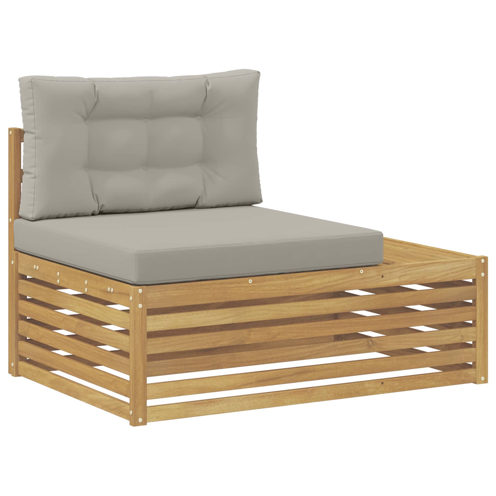 Divano da Esterno con cuscino Bianco 115 x 83 x 73 cm - homemem39
