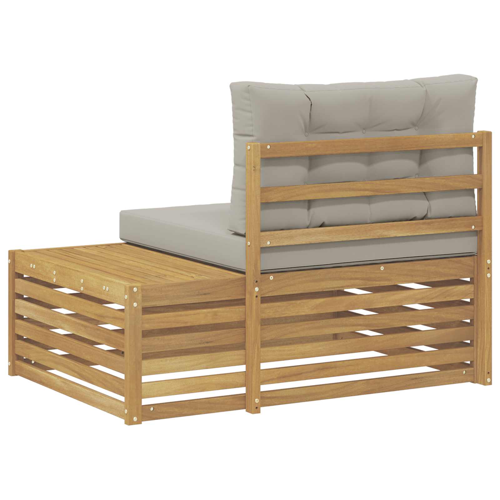 Divano da Esterno con cuscino Bianco 115 x 83 x 73 cm - homemem39